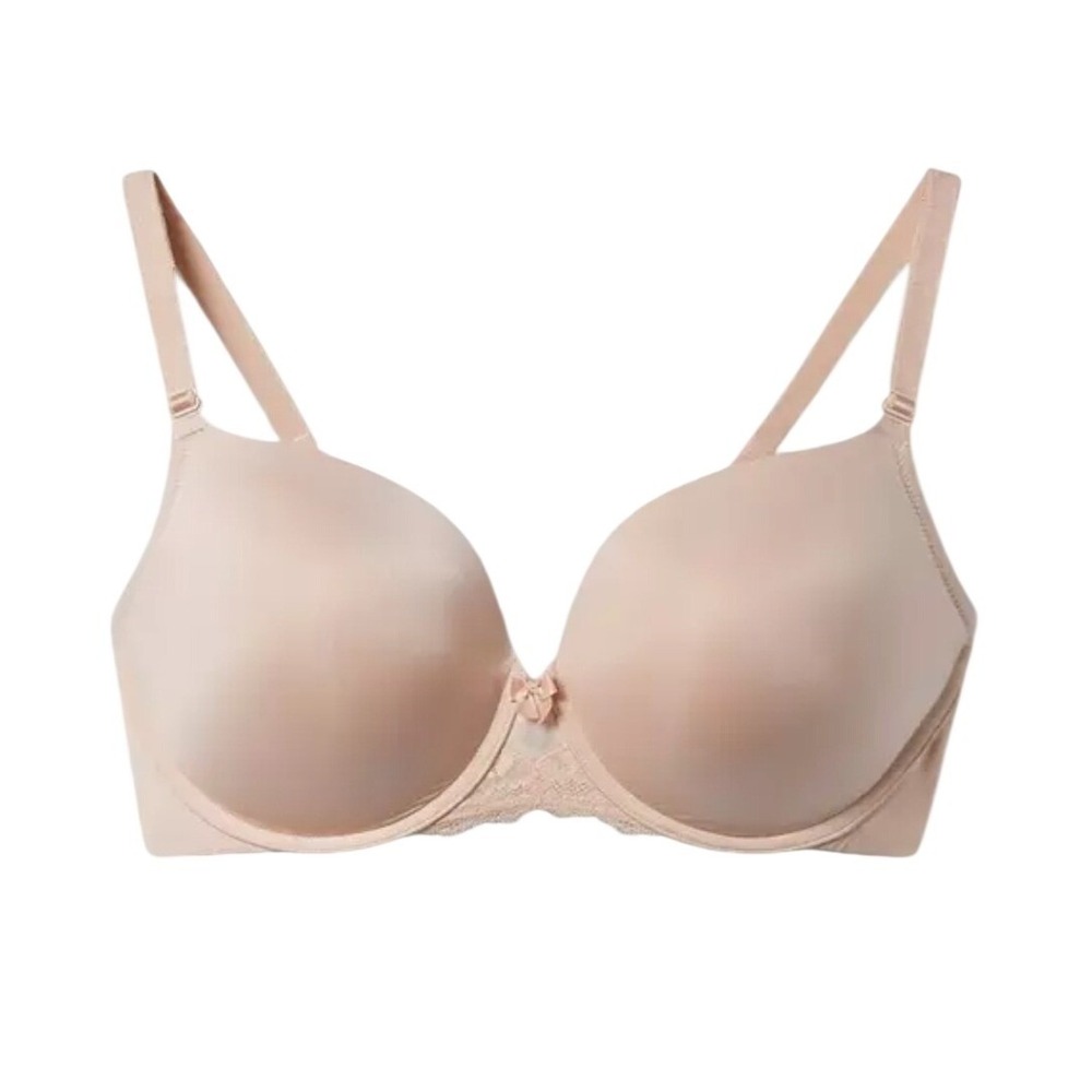 2pcs Torrid Curve Perfect Coverage Push-Up Smooth Bras Womens size 42C Feminine